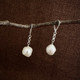 Freshwater Pearl Polka Dot Short Drop Earrings