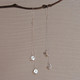 Long Drops (1.5" & 2" chains) with Round Hoop Earwire