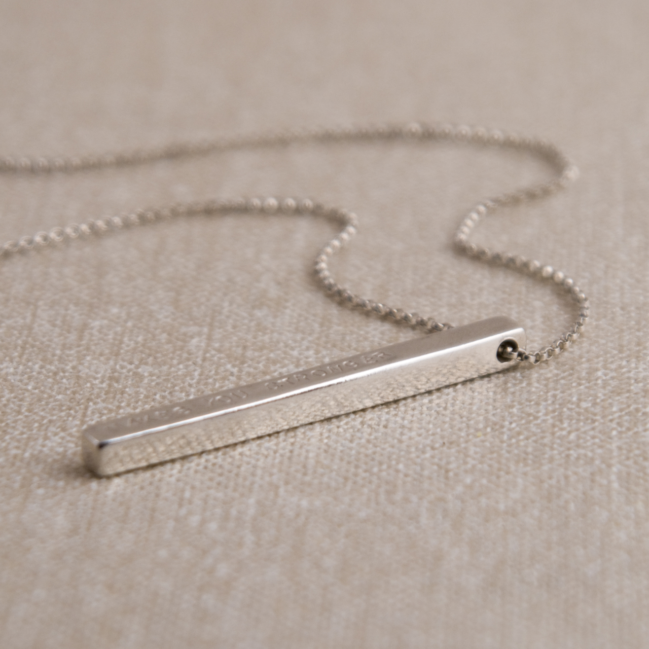 Customized Go, Girl! Necklace (Create your own!) Sterling