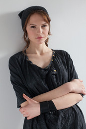 51inc Sample Sale for WK:  Crinkle Snap Top in Navy or Anthracite