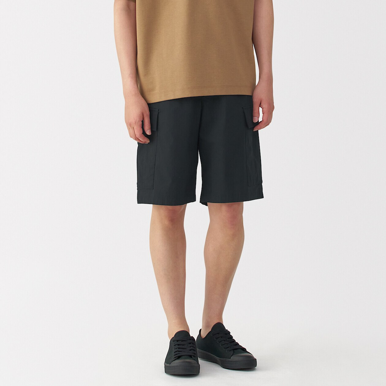 Pantaloncini Da Uomo Cargo Da Combattimento Cotone Casual Estivi - Foto 6