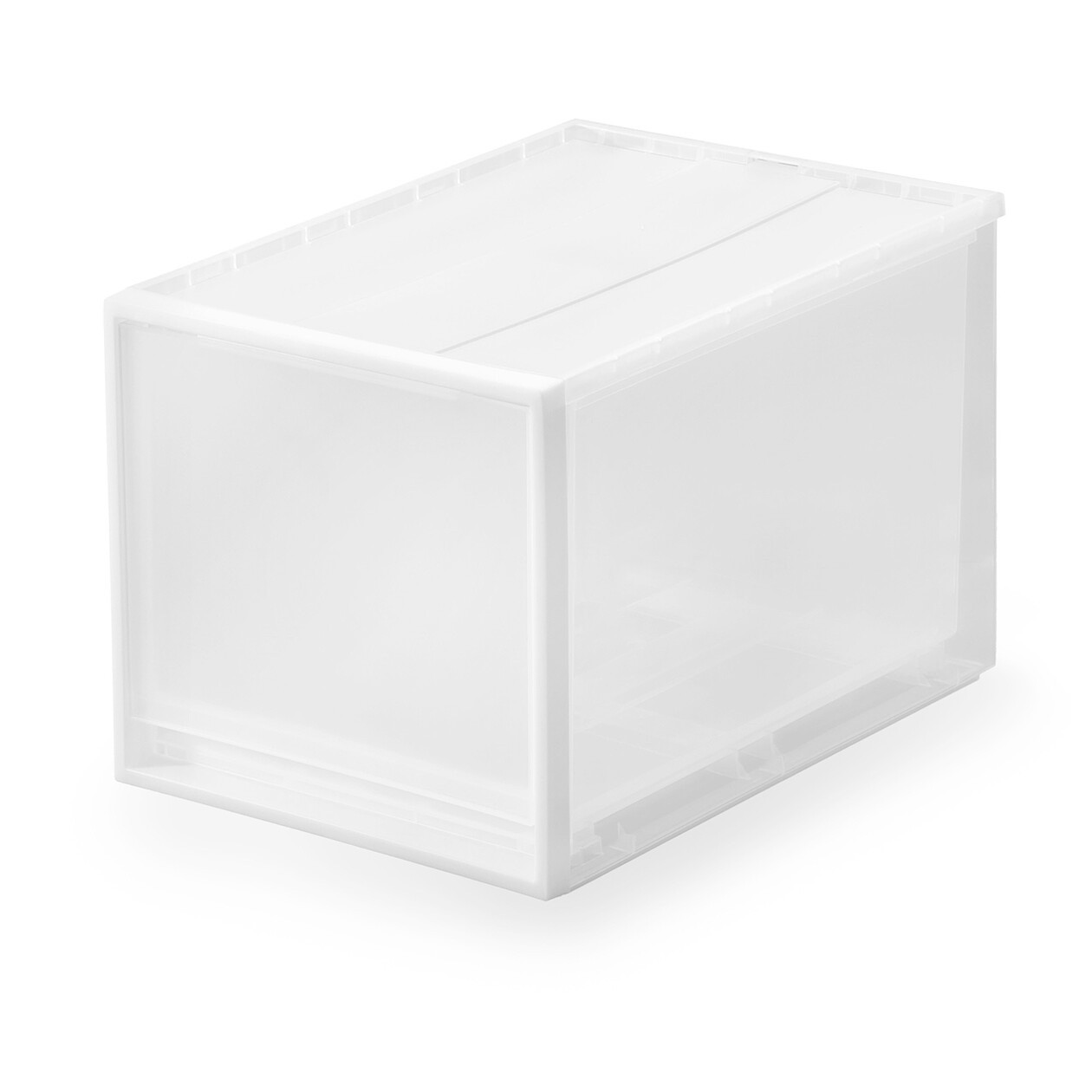 Scatola Porta CD In Plastica Impilabile – Capacità 25 CD, Organizer Da Scrivania Per CD E DVD