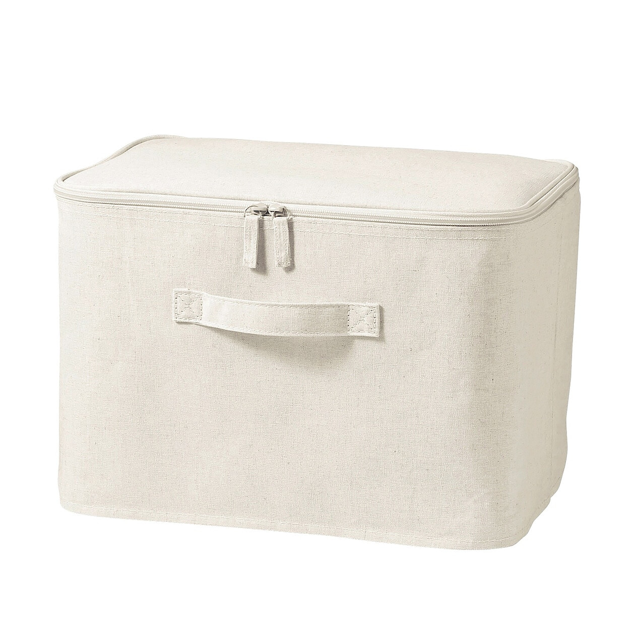 Scatola Portaoggetti Morbida Con Coperchio ‐ Rettangolo, 37x26x26cm | MUJI - Foto 8