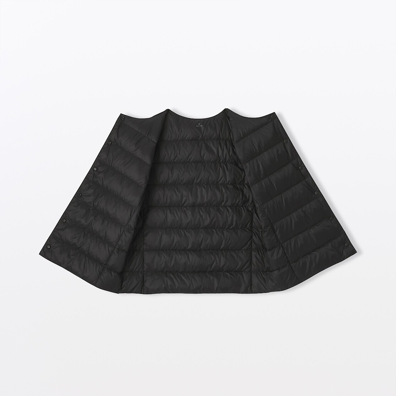 IQYU Camicia colletto inserto falso gilet da donna senza maniche con chiusura lampo, cappuccio falso, colletto alto, gilet imbottito, leggero e rimovibile, colore nero, rosa intenso, Large/X-Large