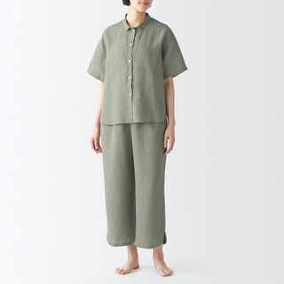 Women's Linen Lyocell Blend Short Sleeve Pyjamas