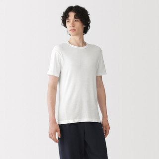 T‐shirt a maniche corte  in cotone sottile con scollo a crew uomo