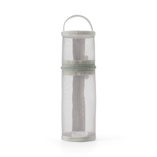 Astuccio portapenne in rete di nylon - Grigio