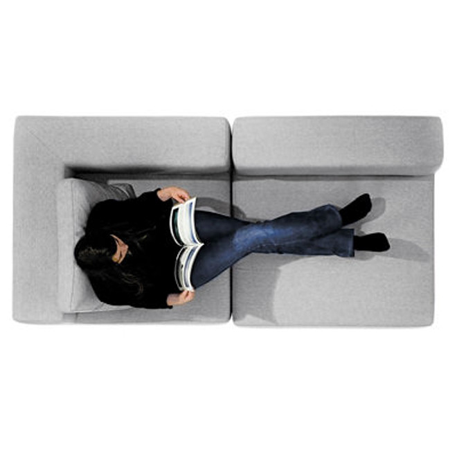 Cuscino per divano modulare ‐ grigio chiaro