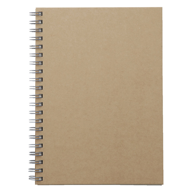 Quaderno ad anelli doppi in carta riciclata