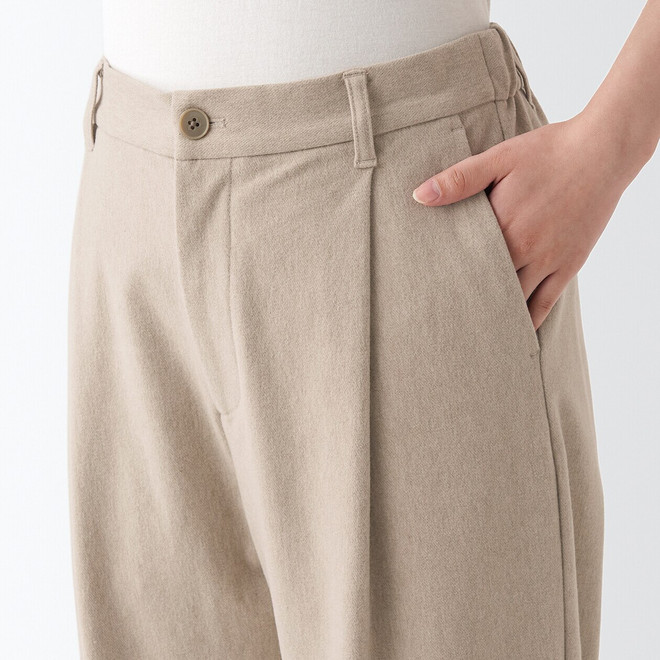 Pantaloni a gamba larga in misto poliestere