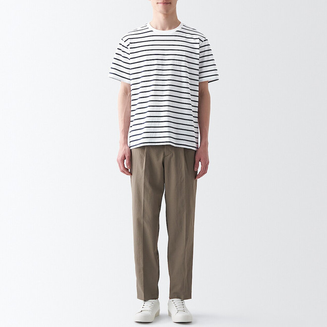 T‐shirt girocollo in jersey