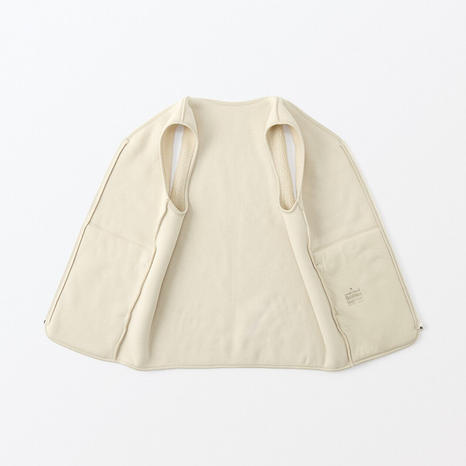 Gilet in pile e poliestere riciclato