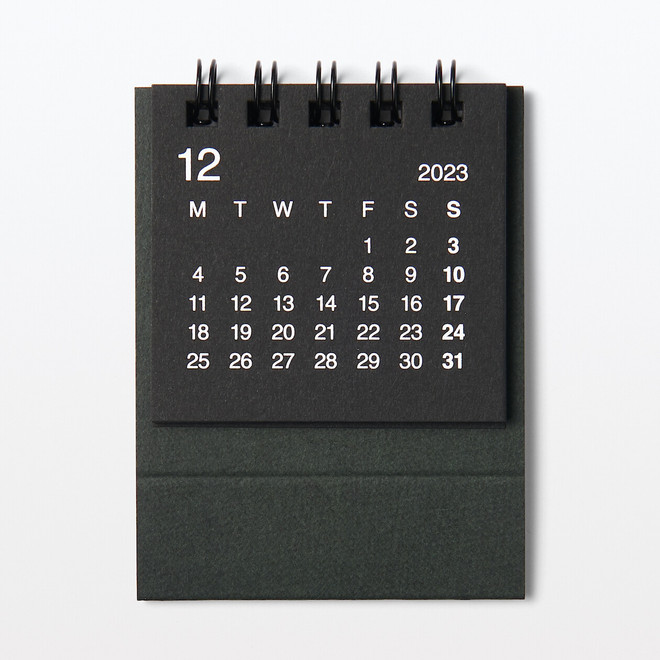 Mini calendario da scrivania a partire da dicembre 2023 ‐ inizio lunedì