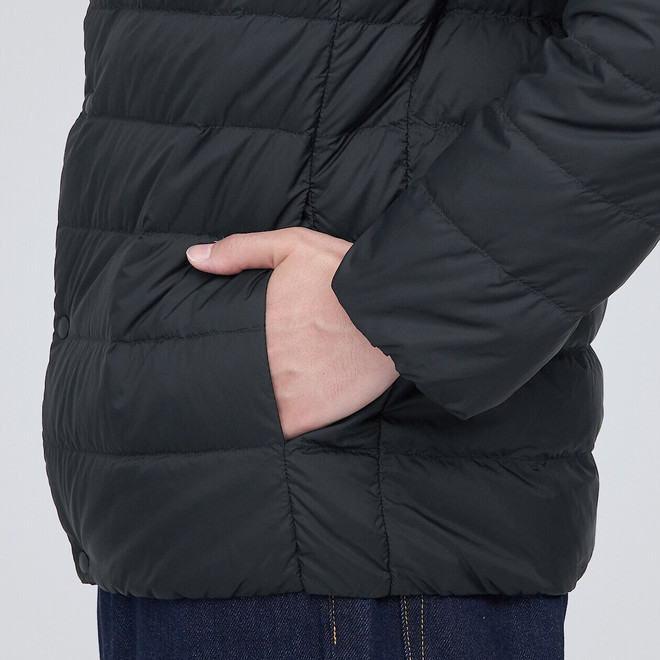 Piumino leggero senza colletto in nylon 18076