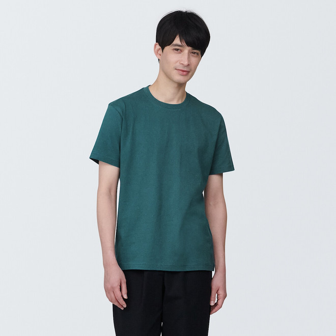 Cotton Short Sleeve Crew Neck T‐shirt 24S