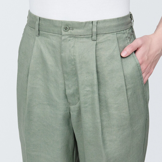 Men's Hemp Blend Straight Trousers