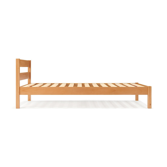 Letto una piazza e mezza in legno dell'albero della gomma (Hevea)