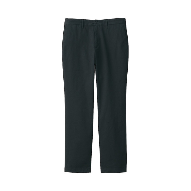 Pantaloni chino a gamba slim elasticizzati Verde Scuro 19231