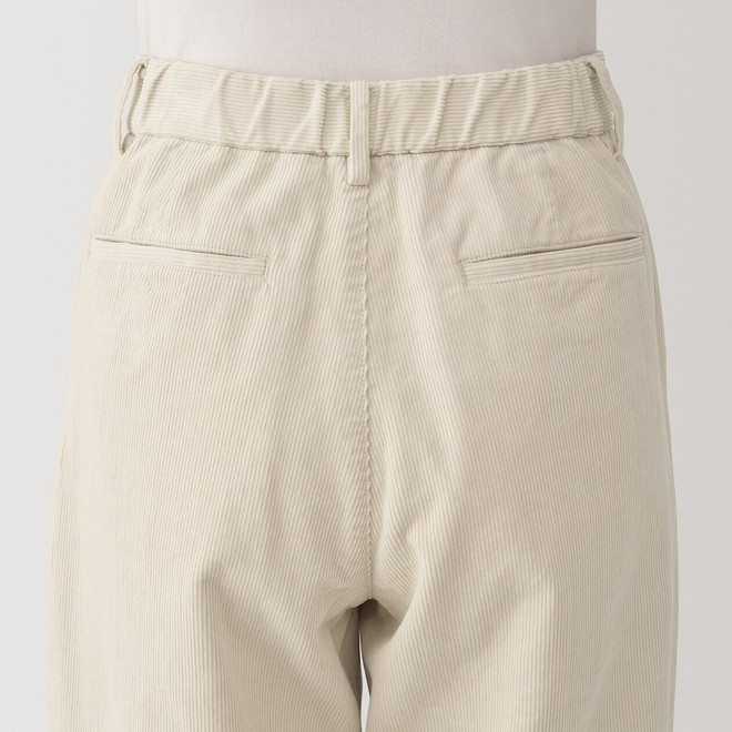 Pantaloni in velluto a coste da donna in misto kapok