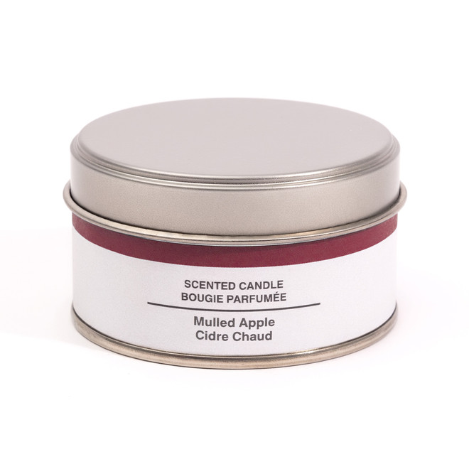 Candela in latta alla mela speziata