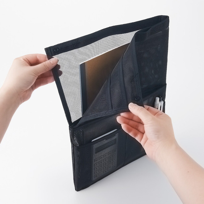Organizzatore di sacchetti in rete di nylon A4