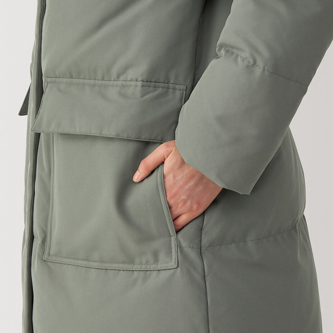 Cappotto in piuma d'oca idrorepellente da donna