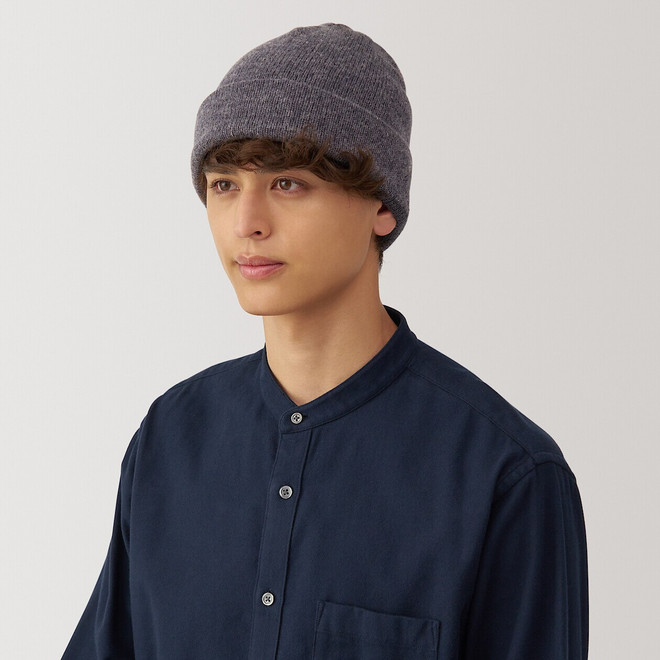 Unisex Cappello in jersey di lana mista antiprurito 