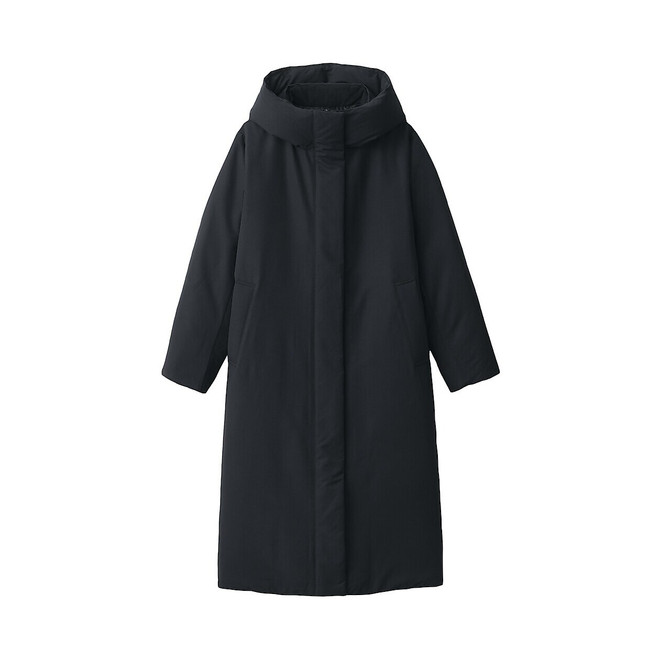Cappotto lungo in piuma d'oca idrorepellente da donna
