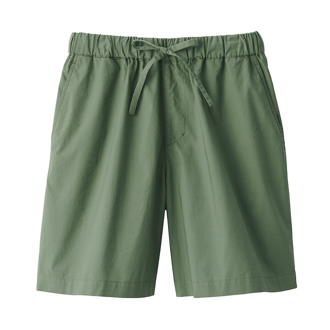 Pantaloncini a gamba larga in cotone