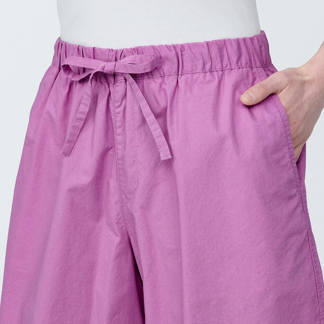 Pantaloncini a gamba larga in cotone 24S
