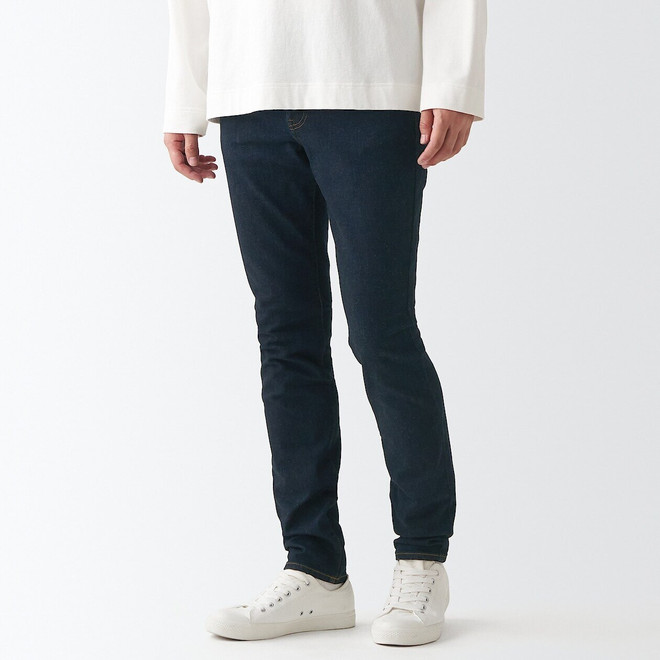 Jeans skinny in denim super elasticizzato Lunghezza gamba extra lunga 17024