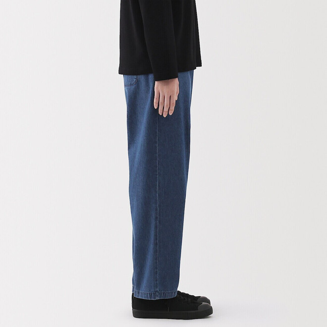 Pantaloni da donna Comfort Fit in denim di cotone.