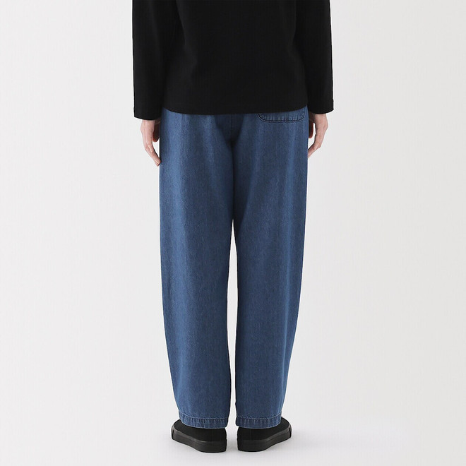 Pantaloni da donna Comfort Fit in denim di cotone.
