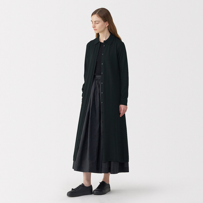 Abito donna in maglia in cotone e lana di yak