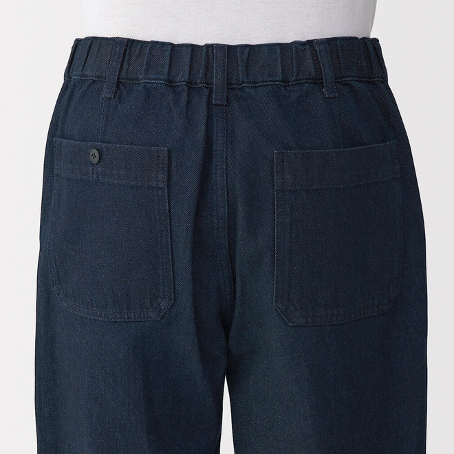Pantaloni Utility da uomo in denim misto kapok