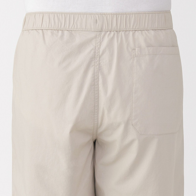 Pantaloncini in cotone largo lavato da uomo