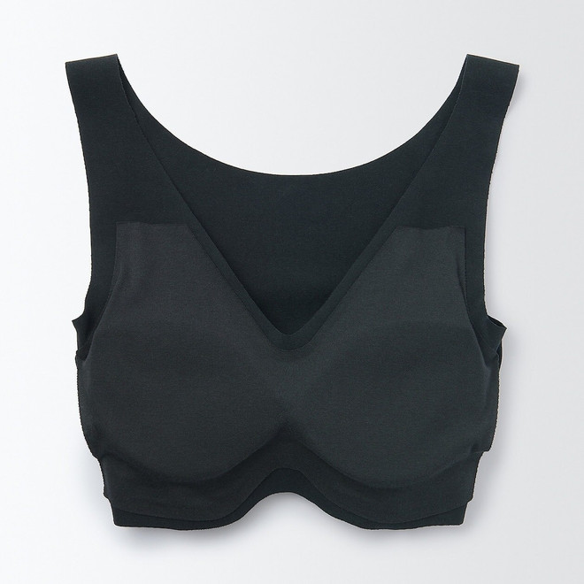 Reggiseno crop top imbottito senza cuciture completo