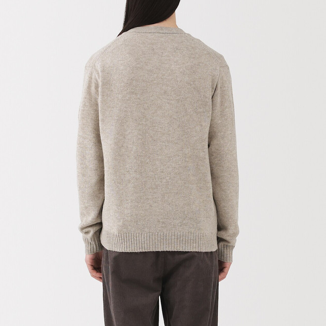 Cardigan da uomo in maglia con scollo a V, taglia M