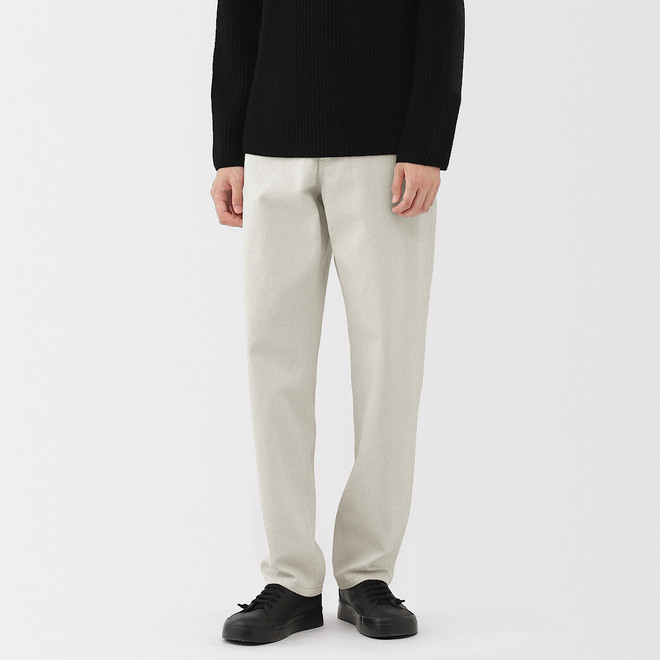 Jeans denim in cotone riciclato da uomo