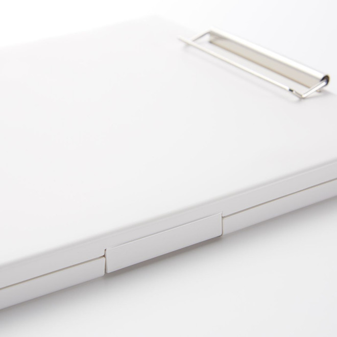 Portablocco A4 con contenitore e porta penna Portablocco A4 con contenitore e porta penna