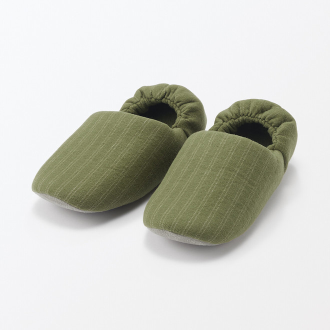 Pantofole di flanella.