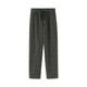 Pantaloni affusolati in flanella elasticizzata da donna