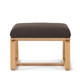Fodera per poggiapiedi living dining marrone scuro