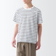 T‐shirt girocollo in jersey