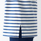 T‐shirt a maniche lunghe in cotone spesso con scollo a barca