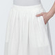 Women's Voile Lined Midi Skirt