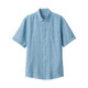 Men's Washed Linen Short Sleeve Shirt