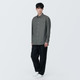Men's Washed Hemp Blend Long Sleeve Shirt