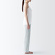 Gilet in cotone a coste da donna