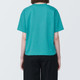 T‐shirt in morbido jersey a maniche corte con scollo rotondo da donna.